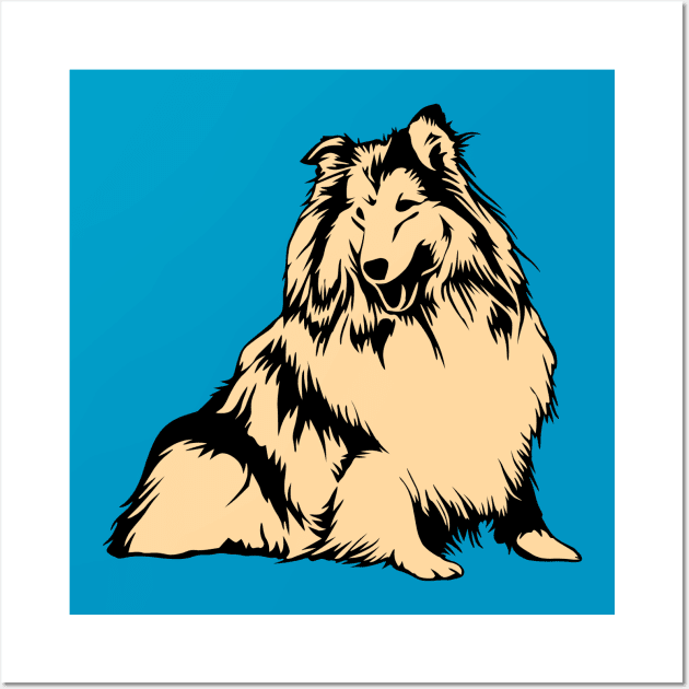 Collie Dog Wall Art by KayBee Gift Shop